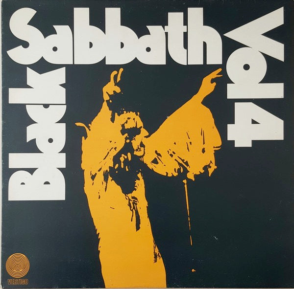 Image of Front Cover of 5144022S: LP - BLACK SABBATH, Vol 4 (Vertigo Spiral - No 'Made In England'; 6360 071, UK 1972, Gatefold, NO Insert or Vertigo Inner, First Press) Just a few feint hairlines, edge wear, spine splitting in center but intact, no Swirl inner or insert  G+/VG