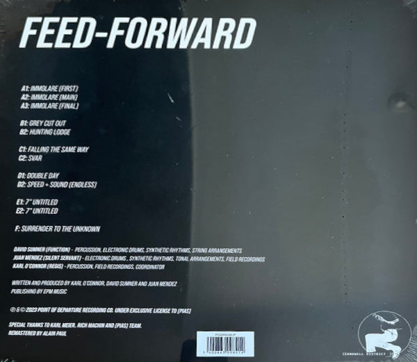 Image of Back Cover of 2954001S: 3x12" - SANDWELL DISTRICT, Feed-Forward (; PODR009LP, UK 2023 Reissue, Box Set, Limited Edition, Remastered)   NEW/NEW