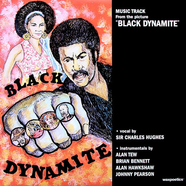 Image of Front Cover of 2844198S: LP - VARIOUS, Black Dynamite (Music Track From The Motion Picture) (Wax Poetics Records; WPR008, US 2009, Limited Edition, Numbered, Stereo, 180 Gram) No.145/2000, Light Ring Wear  VG+/VG+