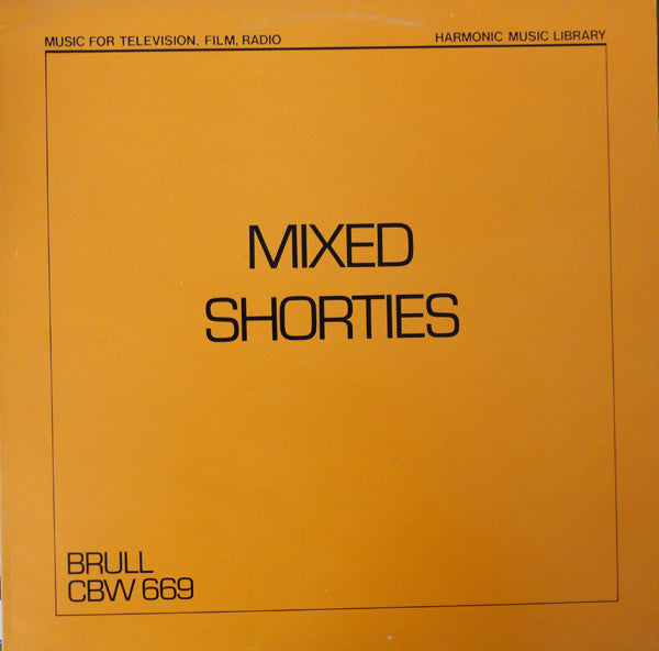 Image of Front Cover of 3345246S: LP - G. HEINZ - E. ILLIN, Mixed Shorties (Harmonic; CBW 669, UK 1976) Sticker Damage To Sleeve  VG/VG