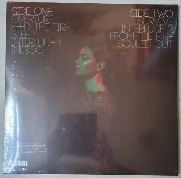 Image of Back Cover of LP - VG+/VG+ - AUDREY POWNE, From The Fire (BBE; BBE753ALP, UK 2024, Gatefold), Shrink-wrap, Audrey Powne's stunning debut album, From The Fire, is set to be one of those must have LPs in any music lover's collection. Something of an auteur release it features nine tracks all composed by Audrey, with all string arrangements and all produced by her. - 1116403C