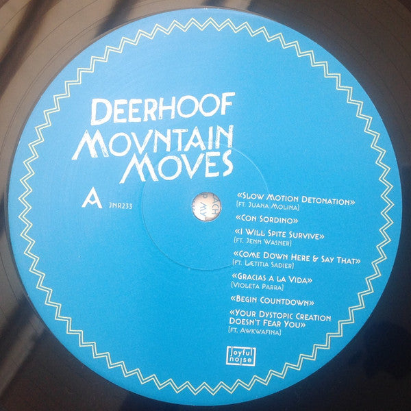 Image of Label Cover of 2844260S: LP - DEERHOOF, Mountain Moves (Joyful Noise Recordings; JNR233, USA, Canada & Europe 2017, Inner)   EX/EX