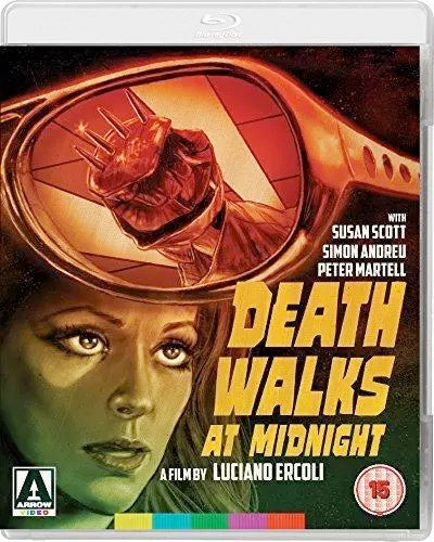 Image of Front Cover of 2814294C: Blu-ray - LUCIANO ERCOLI, Death Walks At Midnight (,  2017 Reissue)   VG+/VG+