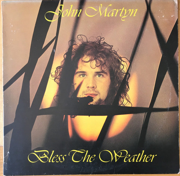 Image of Front Cover of 4944045S: LP - JOHN MARTYN, Bless The Weather (Island Pink Rim; ILPS 9167, UK 1971, Witchseason logo on both labels) Plays with surface noise throughout. Lots of light marks, A5 has pressing faults that click throughout.  VG/G