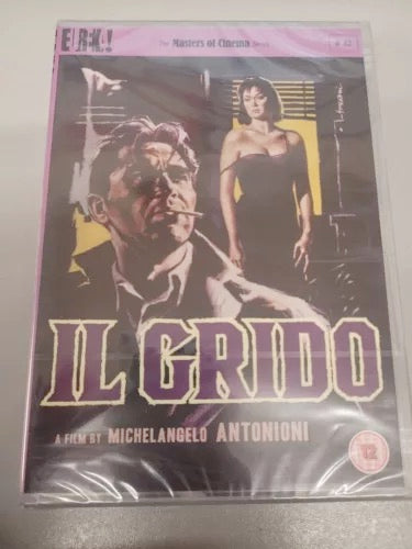 Image of Front Cover of 2814349C: DVD - MICHELANGELO ANTONIONI, Il Grido (, UK 2009 Reissue)   VG+/VG+