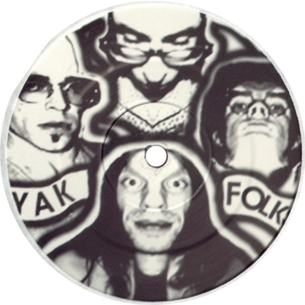 Image of Label Cover of 2814362C: LP - VOLCANO THE BEAR, Yak Folks Y'Are (Pickled Egg Records; Egg 7, UK 1999, Insert) Lightest of marks, Corner bumps and minor marks on sleeve  VG/VG