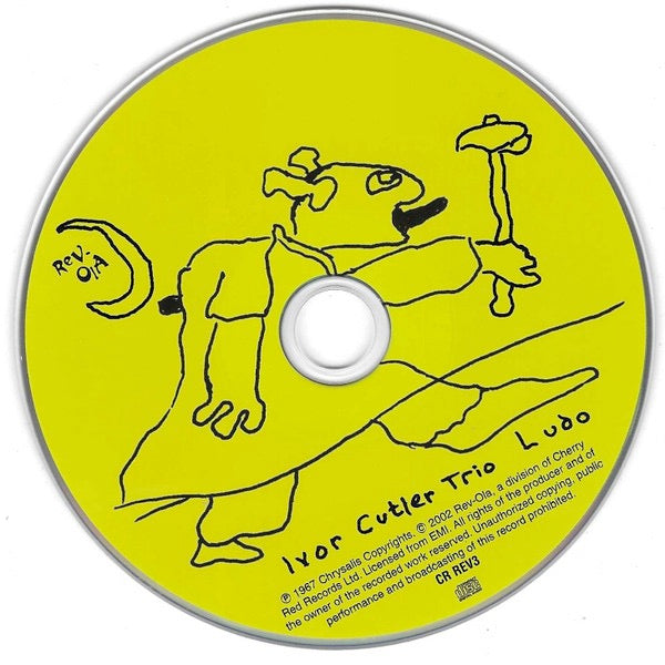 Image of Label Cover of CD - VG+/VG+ - IVOR CUTLER TRIO, Ludo (Rev-Ola; CR REV 3, UK 2002 Reissue, Jewel Case, Inner), ,  - 4136062E