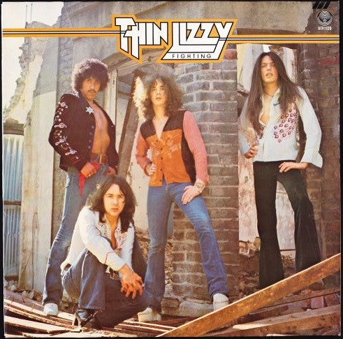 Image of Front Cover of 2854012S: CD - THIN LIZZY, Fighting (Vertigo; 842 433-2, US 1990)   VG/VG+