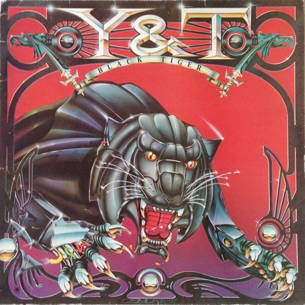 Image of Front Cover of 2914010C: LP - Y&T, Black Tiger (A&M Records; AMLH 64910, UK 1982) A few light marks, A bit of edge wear  VG/VG