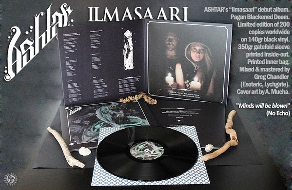 Image of Back Cover of 2914083C: LP - ASHTAR, Ilmasaari (Throne Records; TR60, Spain 2015, Gatefold, Inner)   EX/EX