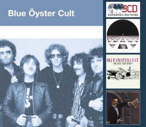 Image of Front Cover of 2854007S: 3xCD - BLUE  YSTER CULT, Blue  yster Cult / Secret Treaties / Agents Of Fortune (Columbia; ,  2002)   VG/VG