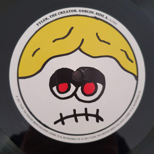 Image of Label Cover of 2xLP - EX/VG+ - TYLER, THE CREATOR, Goblin (XL Recordings; XLLP529, US 2000s Reissue, Gatefold, 2 Inners), ,  - 2346297S