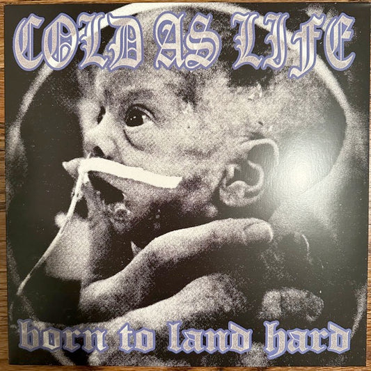 Image of Front Cover of 2914129C: LP - COLD AS LIFE, Born To Land Hard (CTYC Productions; CTYC-07, US 2023 Reissue, Insert, Remastered, Red/Orange Smash) Strong VG+  VG+/VG+