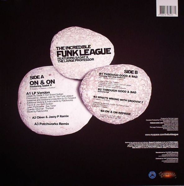 Image of Back Cover of 2944093S: 12" - THE INCREDIBLE FUNK LEAGUE, On & On (Favorite Recordings; FVR034, France 2009, Picture Sleeve) Still In Shrinkwrap  VG+/VG+