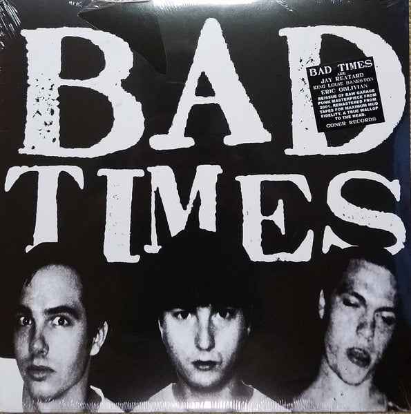 Image of Front Cover of 2914187C: LP - BAD TIMES, Streets Of Iron (Goner Records; 146Gone, US 2018 Reissue, Insert, Jay Reatard) Strong VG  VG+/VG