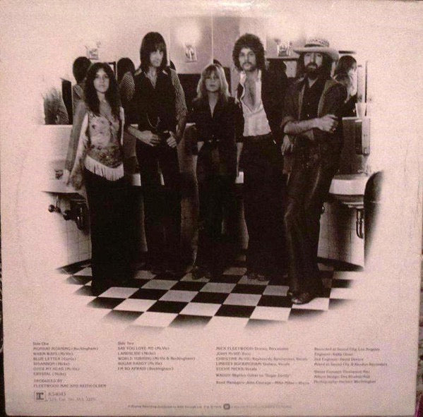 Image of Back Cover of LP - G+/G+ - FLEETWOOD MAC, Fleetwood Mac (Reprise Records; K54043, UK 1970s Reissue, No Logo on Labels), Writing On Rear Sleeve,  - 2826228E