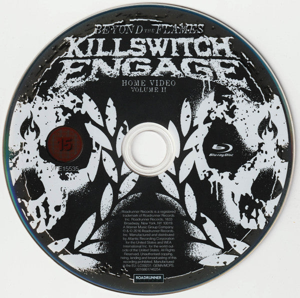 Image of Label Cover of 2954025S: 2xCD - KILLSWITCH ENGAGE, Beyond The Flames Home Video Volume II (Roadrunner Records; 0016861746254, Europe 2016, Jewel Case, Blu-ray + CD)   VG+/VG+