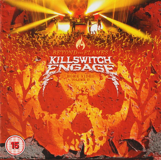 Image of Front Cover of 2954025S: 2xCD - KILLSWITCH ENGAGE, Beyond The Flames Home Video Volume II (Roadrunner Records; 0016861746254, Europe 2016, Jewel Case, Blu-ray + CD)   VG+/VG+