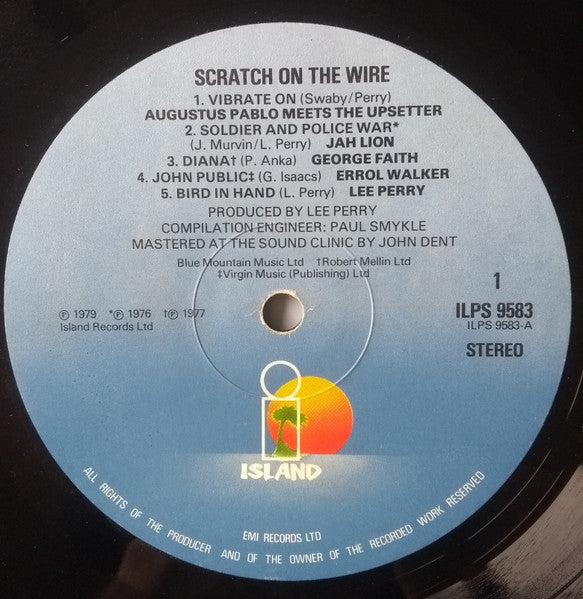 Image of Label Cover of LP - VG/VG - VARIOUS ARTISTS (LEE PERRY), Scratch On The Wire (Island; ILPS 9583, UK 1979, No Inner), ,  - 2626142E