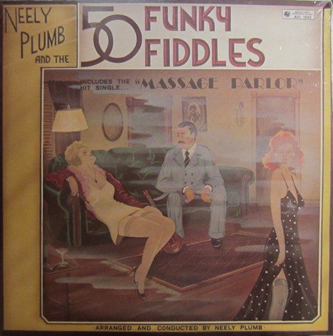 Image of Front Cover of 2924282E: LP - NEELY PLUMB, Neely Plumb And The 50 Funky Fiddles (AVI Records; AVI 1042, US 1975)   VG+/VG