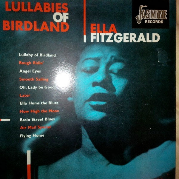Image of Front Cover of LP - VG/VG+ - ELLA FITZGERALD, Lullabies Of Birdland (Jasmine Records; JASM 1027, UK Reissue), ,  - 4126333E
