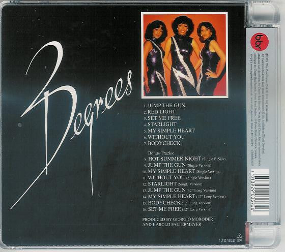 Image of Back Cover of 4254510S: CD - THE THREE DEGREES, 3D (Big Break Records; CDBBR 0037, UK 2011, Super Jewel case, Booklet)   VG+/VG+