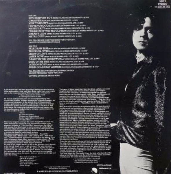 Image of Back Cover of 2914309C: LP - T. REX, Solid Gold (EMI; NUT 5, UK 1979) Strong VG  VG/VG