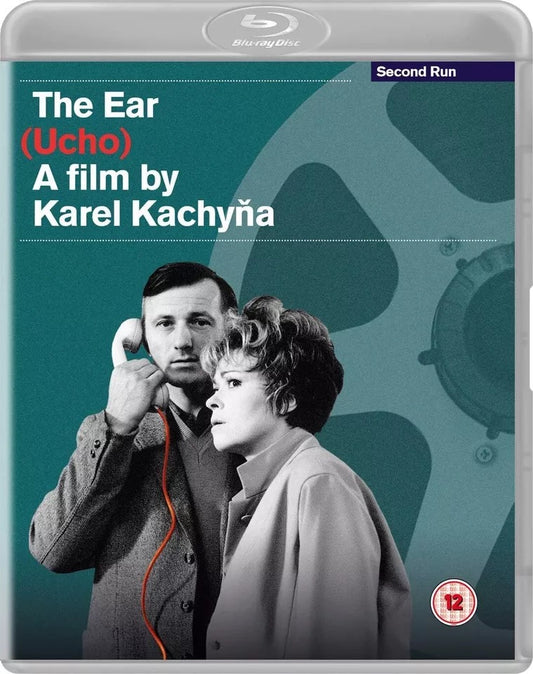 Image of Front Cover of 2934076E: Blu-ray - KAREL KACHYNA, The Ear (Second Run; BD 024, US 2019, Booklet)   VG+/VG+