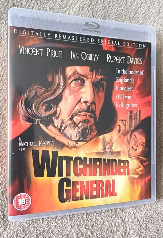 Image of Front Cover of 2934095E: Blu-ray - VINCENT PRICE, IAN OGILVY, Witchfinder General (Screenbound; ODNBF001, UK )   VG+/VG+