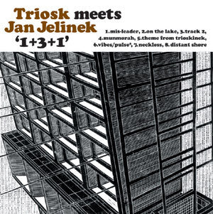 Image of Front Cover of 3044021S: LP - TRIOSK MEETS JAN JELINEK, 1+3+1 (~scape; sc20lp, Germany 2003) Small Sticker Mark Front Sleeve  VG+/VG+