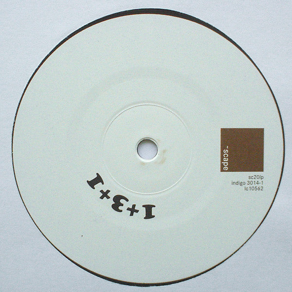 Image of Label Cover of 3044021S: LP - TRIOSK MEETS JAN JELINEK, 1+3+1 (~scape; sc20lp, Germany 2003) Small Sticker Mark Front Sleeve  VG+/VG+