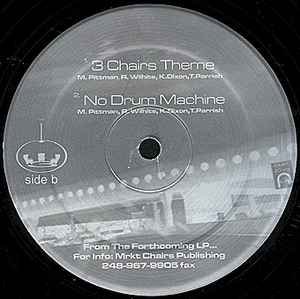 Image of Back Cover of 3044029S: 12" - 3 CHAIRS, All Over (Three Chairs; 3CH04, US 2003, Promo Only) clean copy  /VG+