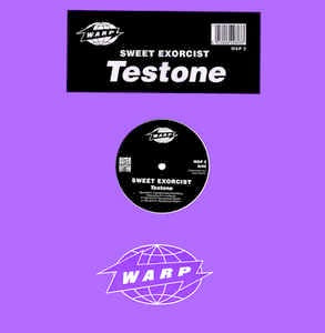 Image of Front Cover of 12" - G+/VG - SWEET EXORCIST, Testone (Warp; WAP3, UK 1990, Stickered Company Sleeve), Wear on sleeve sticker and small holes on right upper coner. Vinyl in strong VG, only has hailine marks.,  - 4046142S