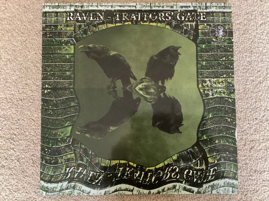 Image of Front Cover of 3024045E: LP - RAVEN, Traitors Gate (Bright Carvings; BCLP005, UK 2024, Inner & Insert, Unreleased 1973 LP. With press release)   VG+/VG+