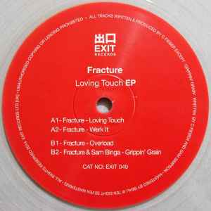 Image of Front Cover of 3044040S: 12" EP - FRACTURE, Loving Touch EP (Exit Records; EXIT 049, UK 2014) clear vinyl  /VG+