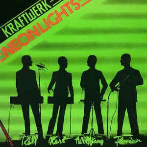 Image of Front Cover of 5024338E: 12" - KRAFTWERK, Neon Lights / Trans Europe Express / The Model (EMI; 12CL15998, UK 1978, Picture Sleeve, Luminous Vinyl.)   VG/VG