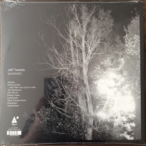 Image of Back Cover of 3014121C: LP - JEFF TWEEDY, Warmer (dBpm Records; DBPM-008-19-LP, US 2019, Inner)   VG/VG