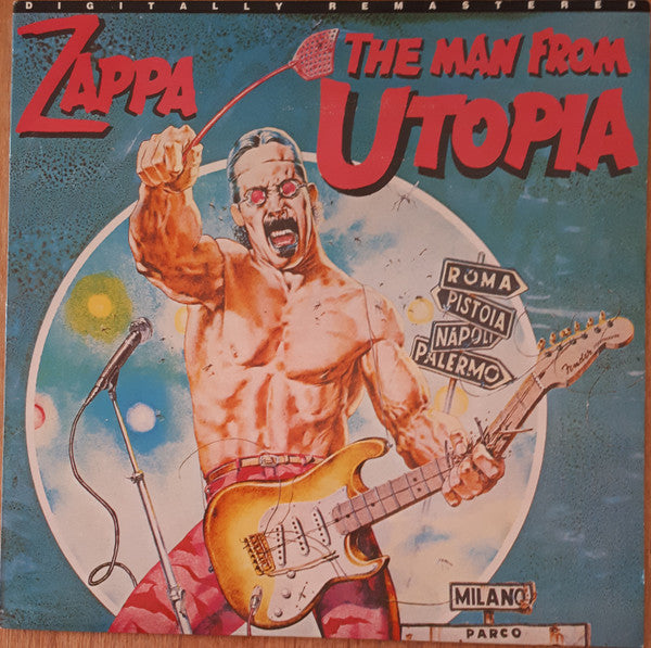 Image of Front Cover of 3044120S: LP - ZAPPA, The Man From Utopia (EMI; EMC 3500, UK 1986 Reissue, Inner) Light scratches on side 2  VG+/G+