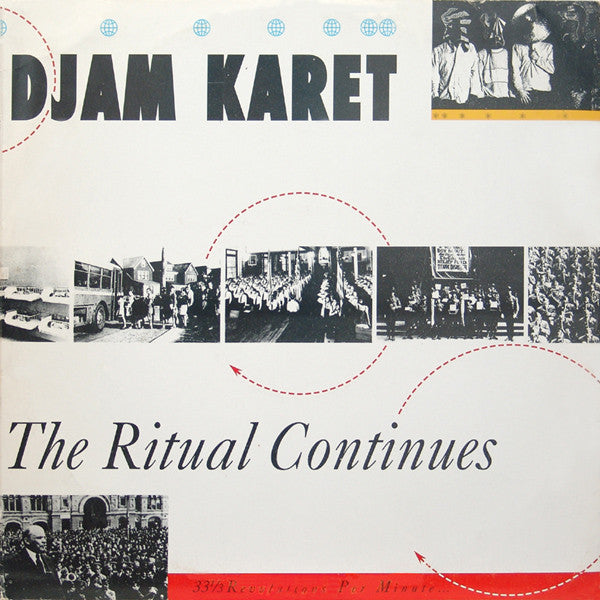 Image of Front Cover of 3044244S: LP - DJAM KARET, The Ritual Continues (Faunus; 549.042, Brazil 1989) Strong VG+, Sleeve has a crease  VG/VG+