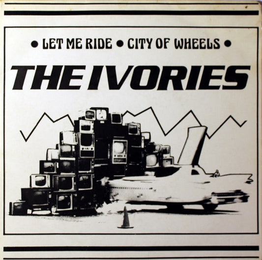 Image of Front Cover of 3024164E: 7" EP - THE IVORIES, Let Me Ride / City Of Wheels (Tremor Records; TR 002, US 1977, Picture Sleeve) Strong VG+, Edge and Ring Wear  VG+/VG+