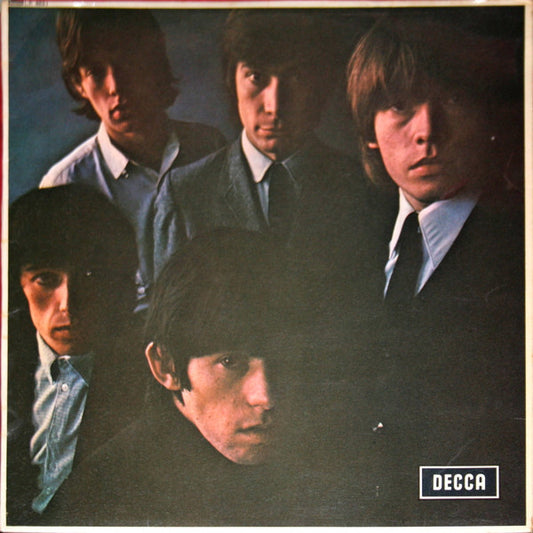 Image of Front Cover of LP - VG/G+ - THE ROLLING STONES, No. 2 (Decca Red Unboxed; LK 4661, UK 1965, Non Flipback James Upton Sleeve, First mono pressing, red/silver grooved labels with large unboxed Decca logos, Made In England, The Decca Record Co Ltd at Top of Label. Rights Boxes Righ of Spindle Hole), ,  - 0726359E