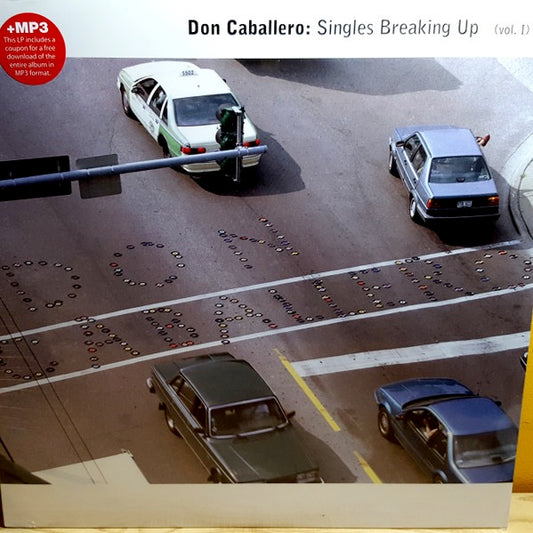 Image of Front Cover of 3014464C: LP - DON CABALLERO, Singles Breaking Up (Vol. 1) (Touch And Go; Tg184Lp, US 2017, Inner, Download Code)   NEW/NEW