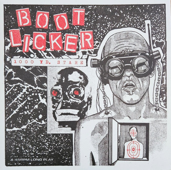 Image of Front Cover of 3134091E: LP - BOOTLICKER, 1000 Yd. Stare (Static Shock Records; SSR114, UK 2024, Insert)   NEW/NEW