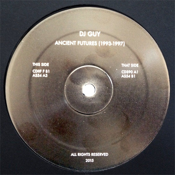 Image of Label Cover of 3014527C: 2x12" - DJ GUY, Ancient Futures (1993 - 1997) (NORD Records; NORD008, Denmark 2015)   VG+/VG+