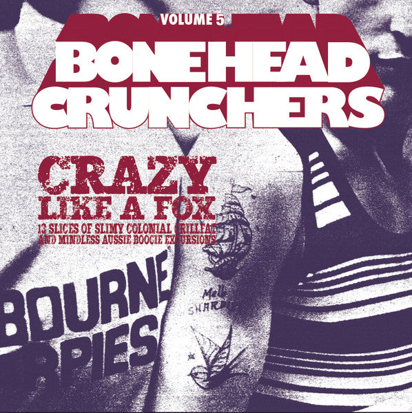 Image of Front Cover of 3024266E: LP - VARIOUS, Bonehead Crunchers Volume 5 (Belter; BELTLP05, Germany 2013, Limited Edition of 300 Underground Heavy Rock Compilation)   VG+/VG+