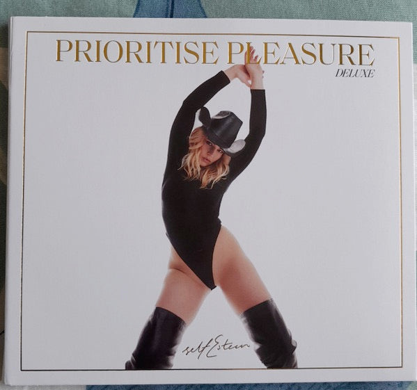 Image of Front Cover of 3014576C: CD - SELF ESTEEM, Prioritise Pleasure (Fiction Records; FARTNOISE5D, UK & Ireland 2023 Reissue, Embossed Gatefold Sleeve, Booklet)   VG+/VG+