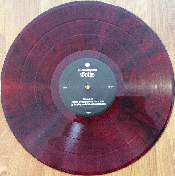 Image of Label Cover of 3044337S: 2xLP - THE MOUNTAIN GOATS, Goths (Merge Records; MRG579, US 2017, Gatefold, With 12", Download Code, Deluxe Edition Coloured Vinyl)   VG+/VG+