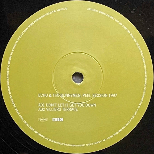 Image of Label Cover of 12" EP - VG+/VG+ - ECHO AND THE BUNNYMEN, Peel Session 1997 (London Records; LMS5521897, UK & Ireland 2023, Ltd to 1500), ,  - 3146008S
