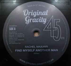 Image of Back Cover of 3054274S: 7" - RAYE COLE, Find Myself Another Man (Original Gravity; OGR869, UK 2024, Plain sleeve)   /EX