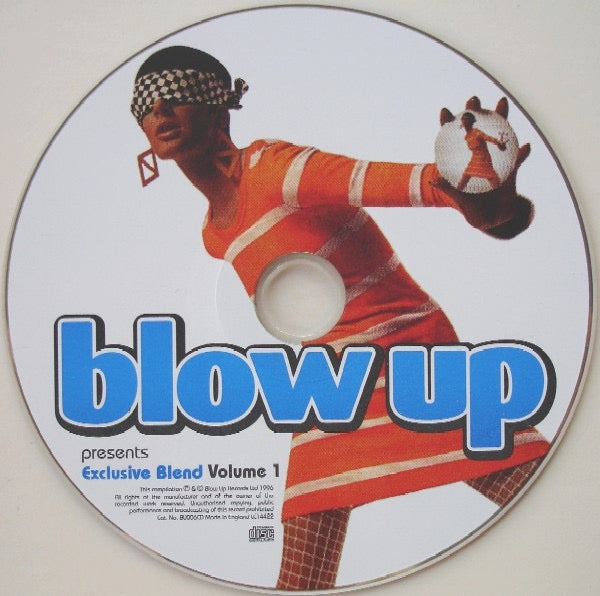 Image of Label of 3014625C: CD - VARIOUS, Blow Up Presents Exclusive Blend Volume 1 (Blow Up Records; BU006CD, UK 1996 Reissue, Jewel Case)   VG+/VG+